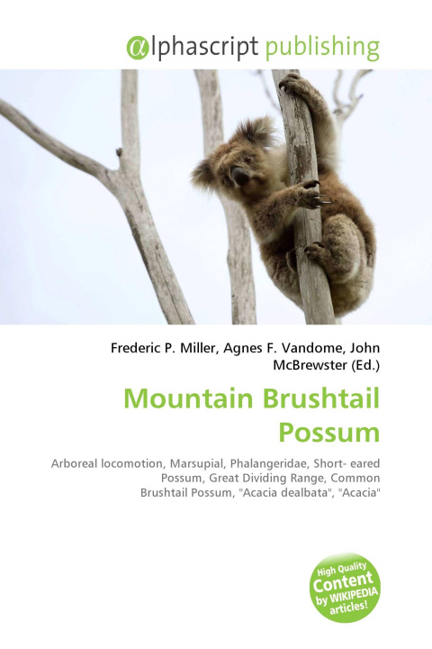 Kniha Mountain Brushtail Possum Agnes F. Vandome