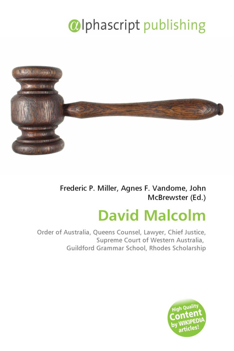 Kniha David Malcolm Agnes F. Vandome