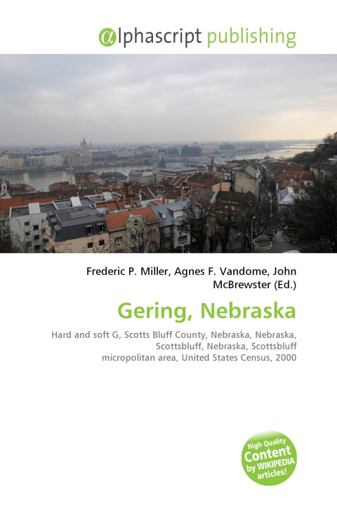 Kniha Gering, Nebraska Agnes F. Vandome