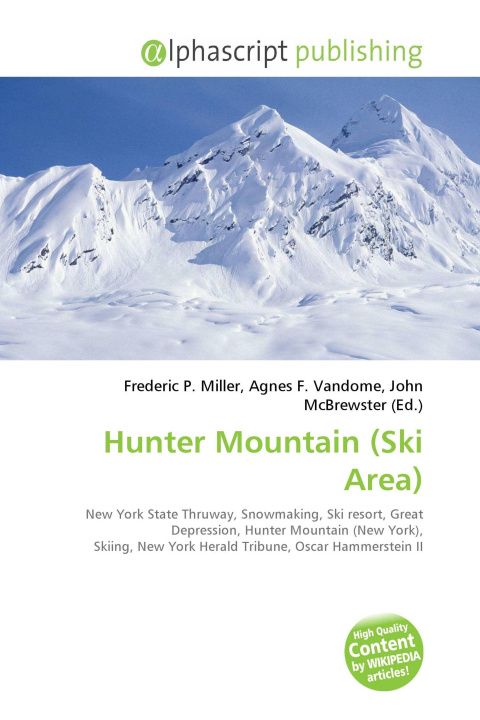 Kniha Hunter Mountain (Ski Area) Agnes F. Vandome