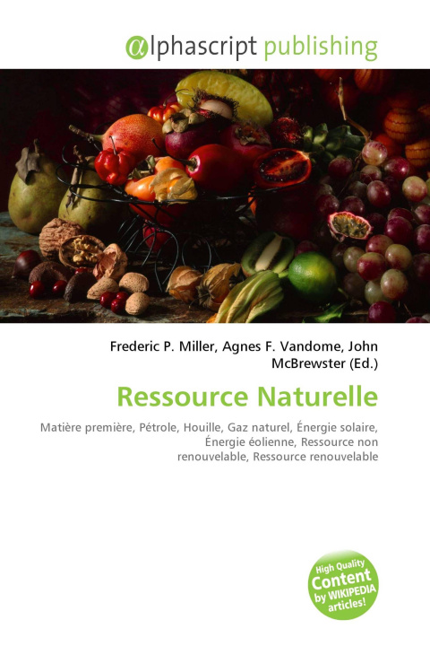 Kniha Ressource Naturelle Agnes F. Vandome
