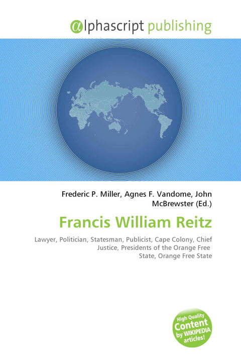 Kniha Francis William Reitz Agnes F. Vandome
