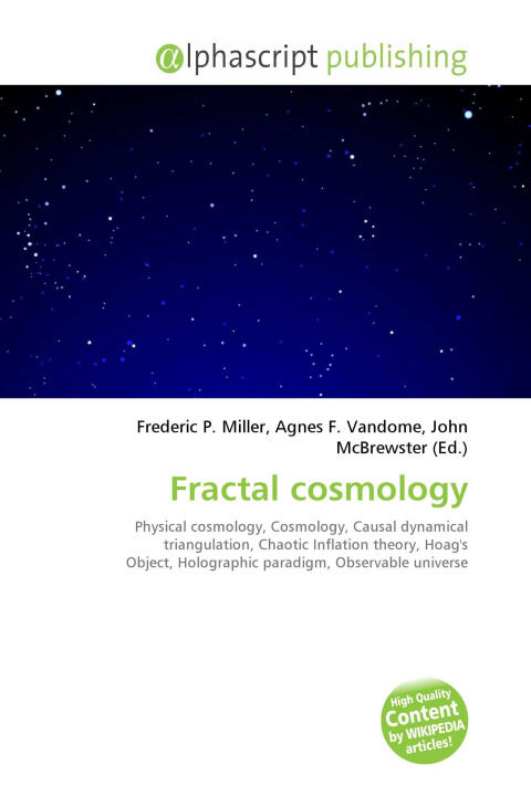 Kniha Fractal cosmology Agnes F. Vandome