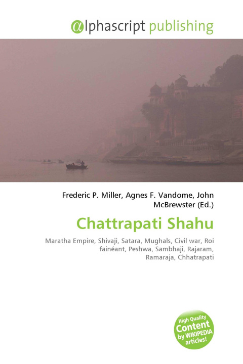 Knjiga Chattrapati Shahu Agnes F. Vandome