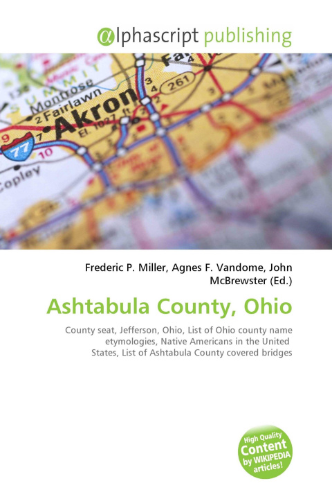 Kniha Ashtabula County, Ohio Agnes F. Vandome
