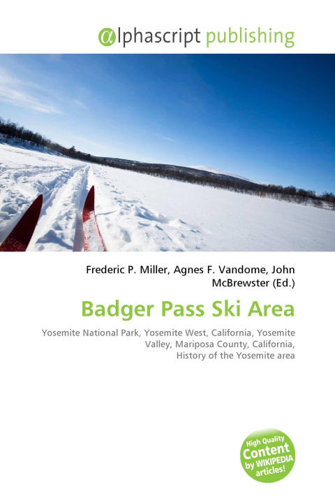 Knjiga Badger Pass Ski Area Agnes F. Vandome