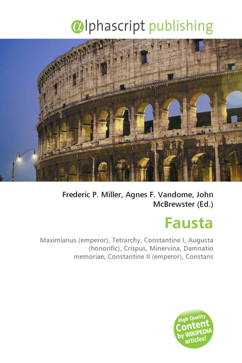 Kniha Fausta Agnes F. Vandome