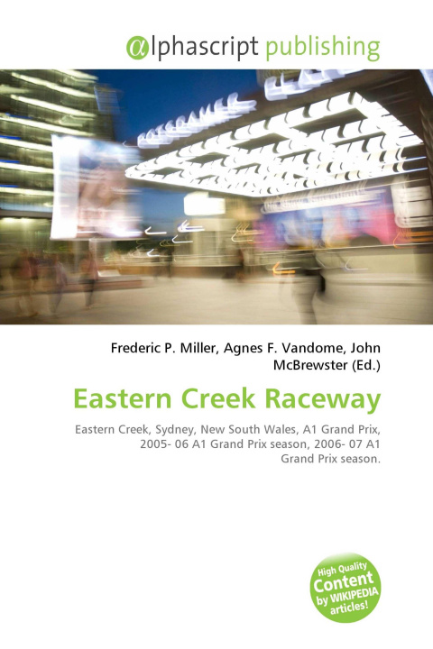 Kniha Eastern Creek Raceway Agnes F. Vandome