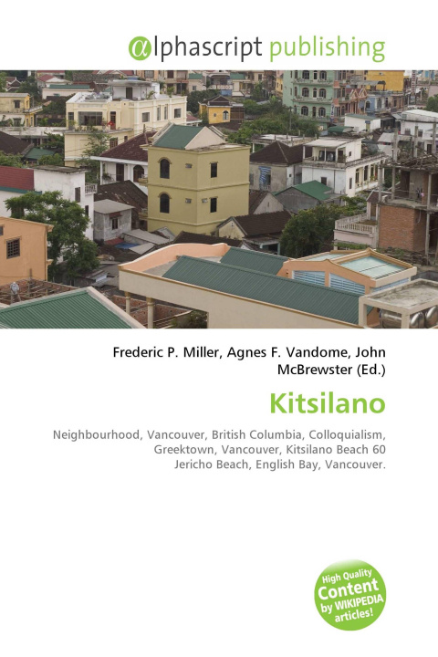 Kniha Kitsilano Agnes F. Vandome