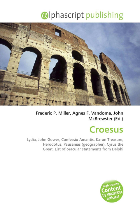 Kniha Croesus Agnes F. Vandome