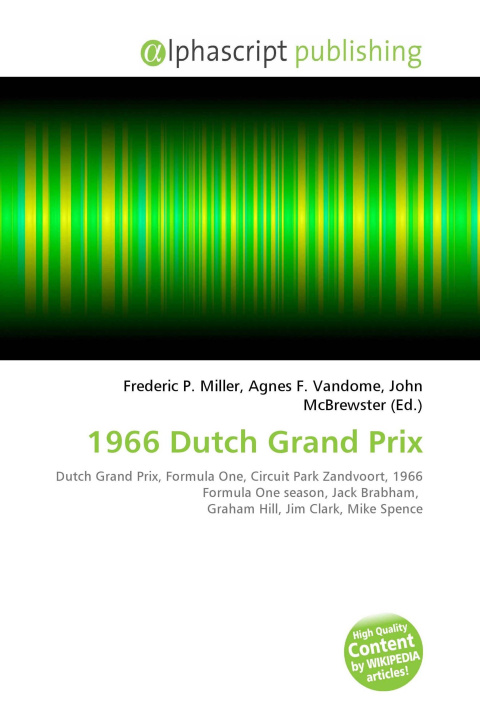 Kniha 1966 Dutch Grand Prix Agnes F. Vandome