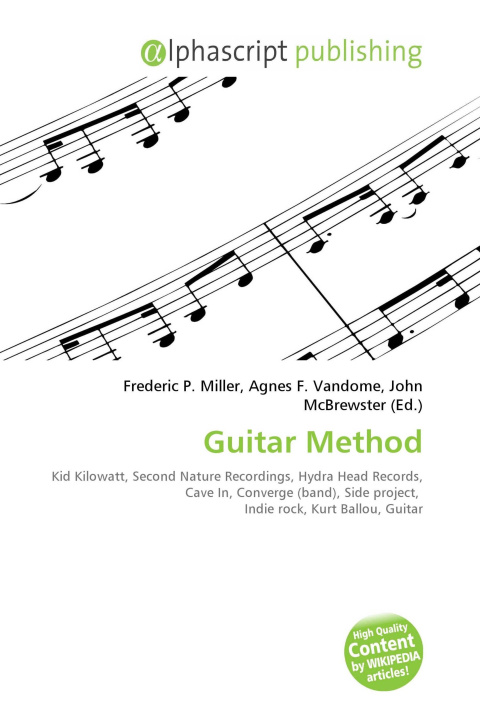 Kniha Guitar Method Agnes F. Vandome