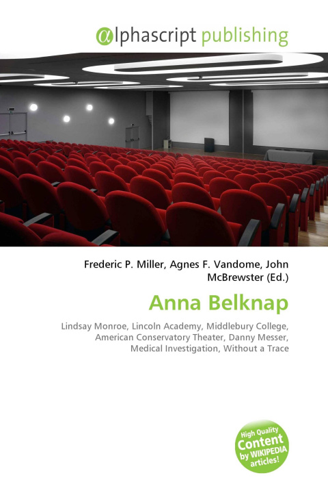 Kniha Anna Belknap Agnes F. Vandome