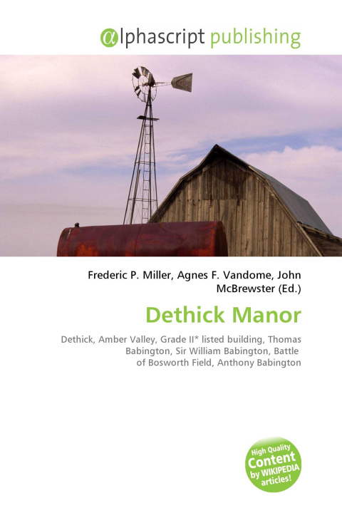 Kniha Dethick Manor Agnes F. Vandome