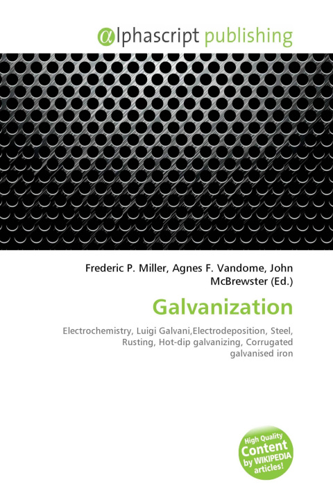 Kniha Galvanization Agnes F. Vandome