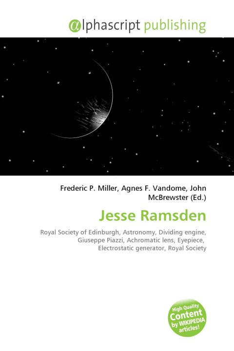 Kniha Jesse Ramsden Agnes F. Vandome