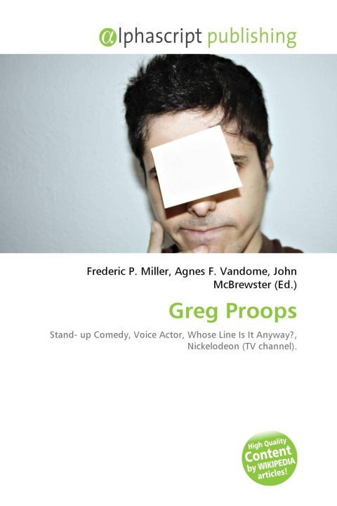 Kniha Greg Proops Agnes F. Vandome