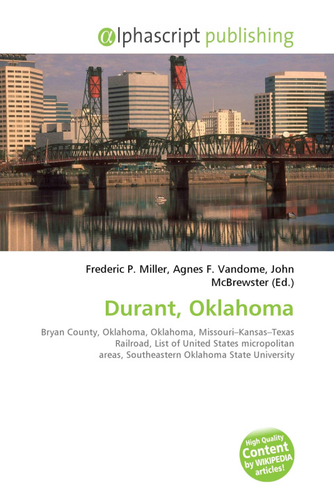 Kniha Durant, Oklahoma Agnes F. Vandome