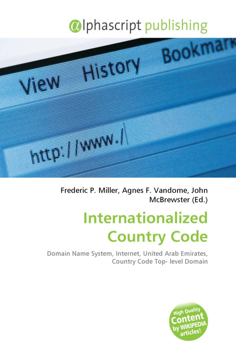 Knjiga Internationalized Country Code Agnes F. Vandome