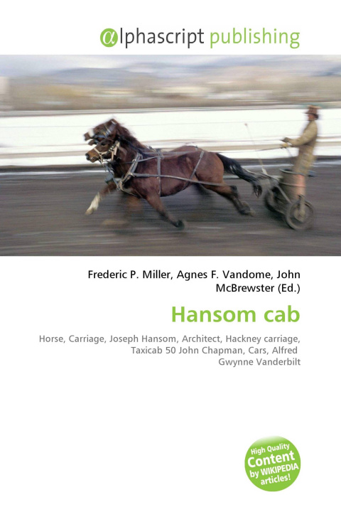 Kniha Hansom cab Agnes F. Vandome
