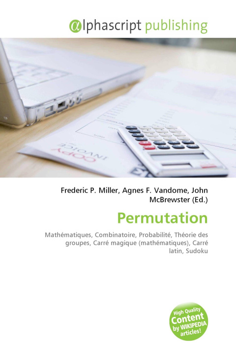 Knjiga Permutation Agnes F. Vandome
