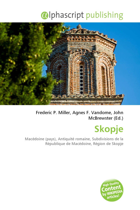 Kniha Skopje Agnes F. Vandome