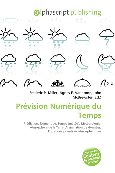 Kniha Prévision Numérique du Temps Agnes F. Vandome