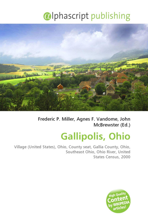 Kniha Gallipolis, Ohio Agnes F. Vandome