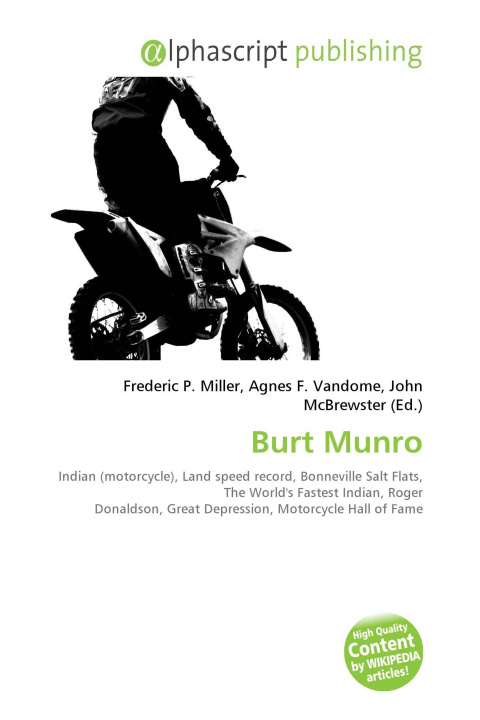 Kniha Burt Munro Agnes F. Vandome