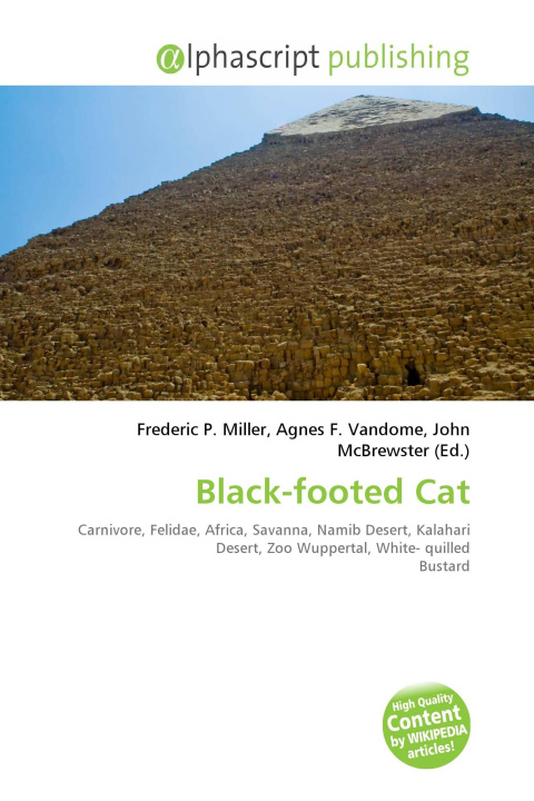 Kniha Black-footed Cat Agnes F. Vandome