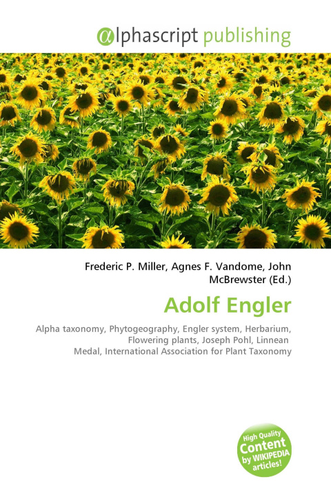 Kniha Adolf Engler Agnes F. Vandome