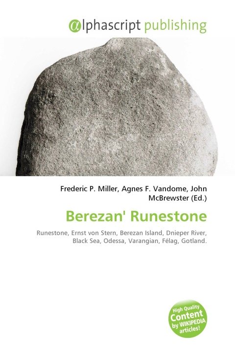 Kniha Berezan' Runestone Agnes F. Vandome
