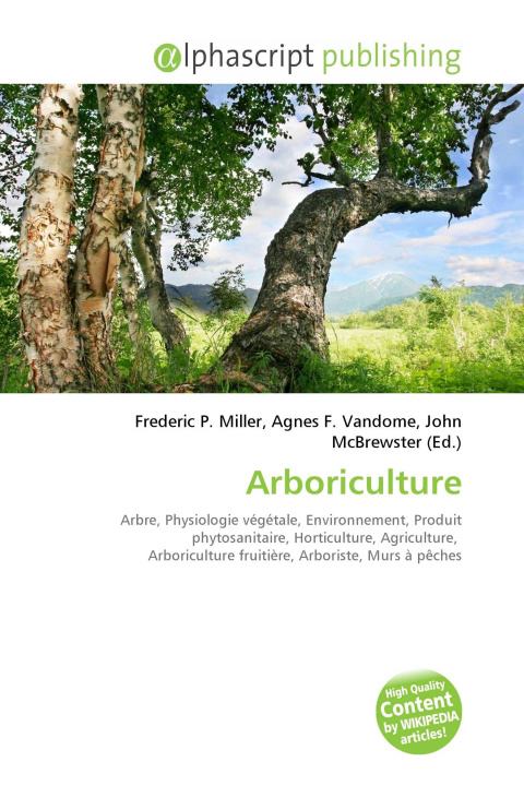 Kniha Arboriculture Agnes F. Vandome