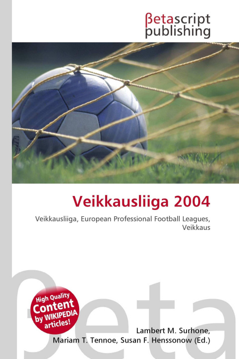 Kniha Veikkausliiga 2004 Mariam T. Tennoe