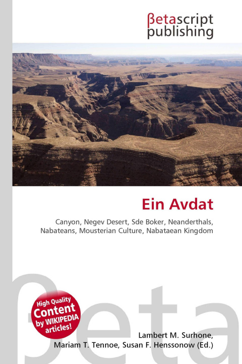 Kniha Ein Avdat Mariam T. Tennoe