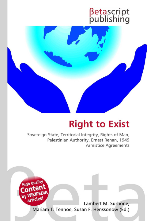 Kniha Right to Exist Mariam T. Tennoe