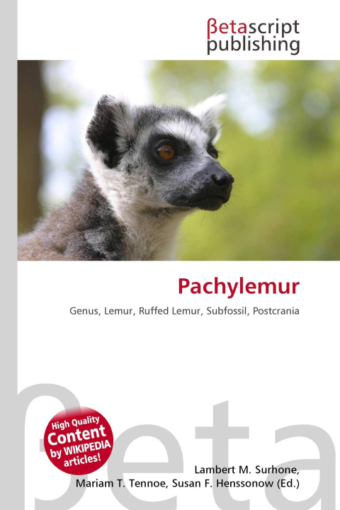 Kniha Pachylemur Mariam T. Tennoe