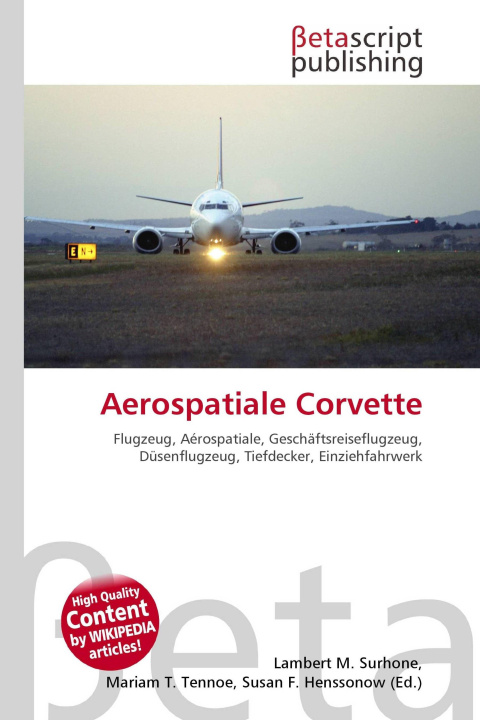 Kniha Aerospatiale Corvette Mariam T. Tennoe