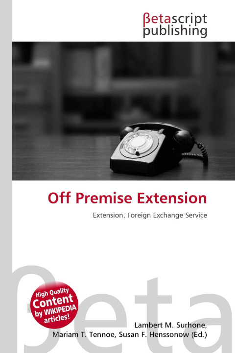 Kniha Off Premise Extension Mariam T. Tennoe