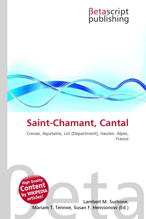 Kniha Saint-Chamant, Cantal Mariam T. Tennoe