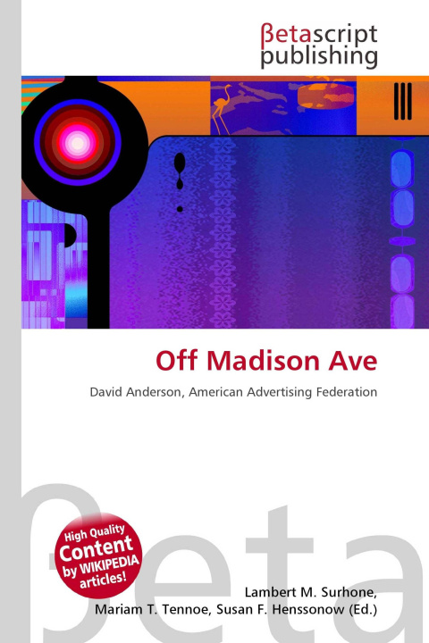 Kniha Off Madison Ave Mariam T. Tennoe