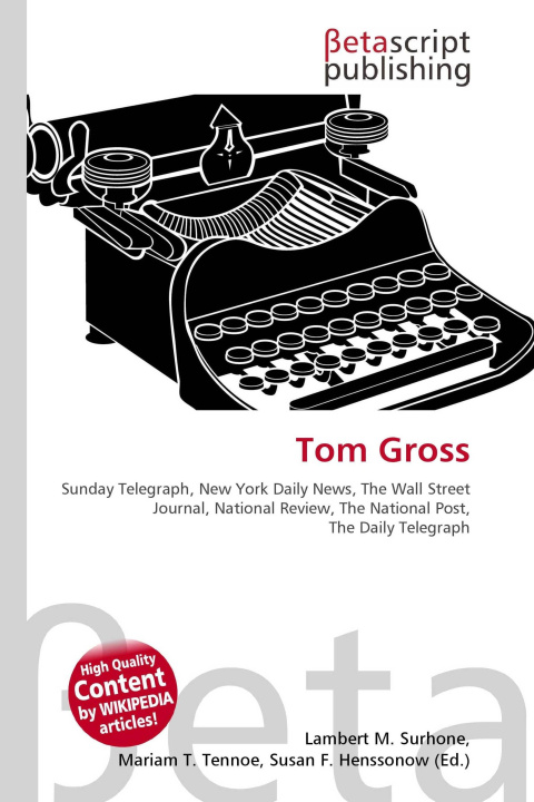Kniha Tom Gross Mariam T. Tennoe