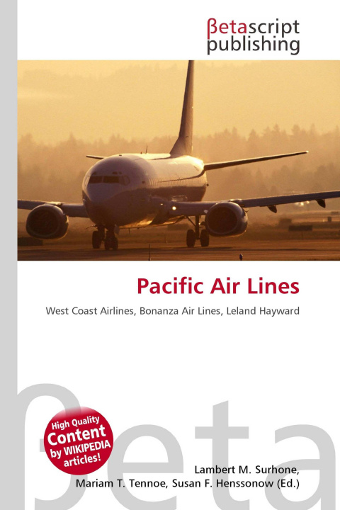 Kniha Pacific Air Lines Mariam T. Tennoe