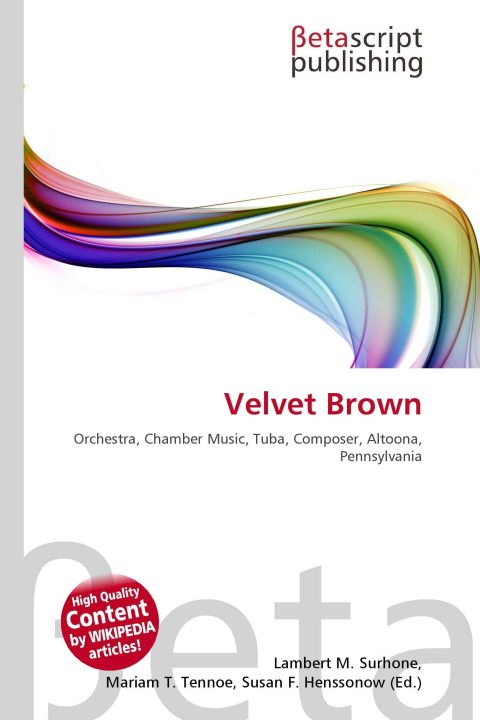 Kniha Velvet Brown Mariam T. Tennoe
