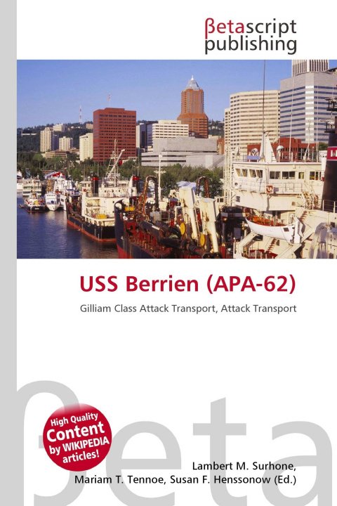 Kniha USS Berrien (APA-62) Mariam T. Tennoe