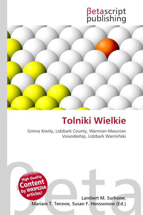 Kniha Tolniki Wielkie Mariam T. Tennoe