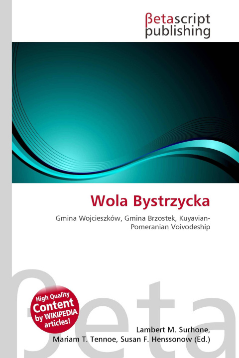 Kniha Wola Bystrzycka Miriam T. Timpledon