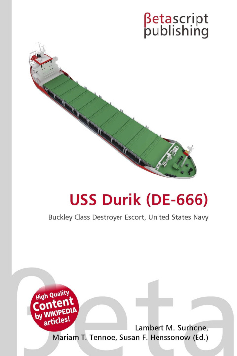 Kniha USS Durik (DE-666) Miriam T. Timpledon