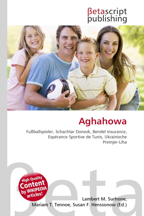 Kniha Aghahowa Miriam T. Timpledon