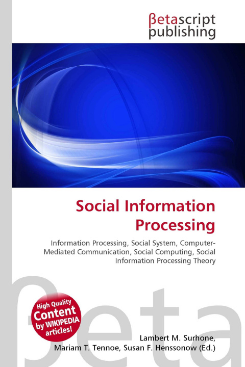 Kniha Social Information Processing Miriam T. Timpledon